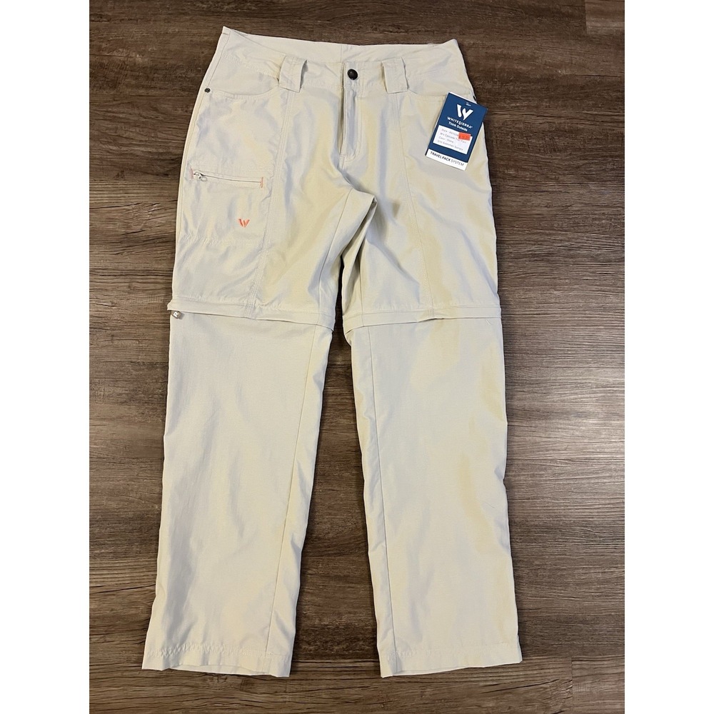 NWT Womens WHITESIERRA Convertible Pants w/ Teflon UPF30 ~ Size M 30" Inseam F40